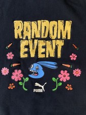 Womans Puma Random Event Black Hoodie Size Medium   Read For Measurements