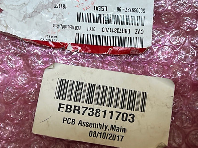 EBR73811703 NEW GENUINE OEM LG Range Oven PCB Display Control Board