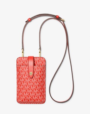 MK ロゴ ユニセックス ACCESSORIES フォン スリム バッグ Michael Kors JST MK Logo Smart phone crossbody with Card