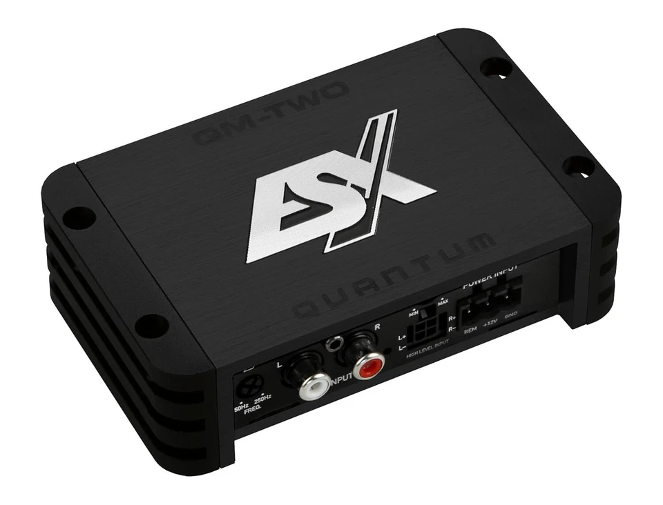 ESX QM-TWOv3 BLACK EDITION 2 canali classe D mini amplificatore digitale 300 ... - Immagine 4 di 4