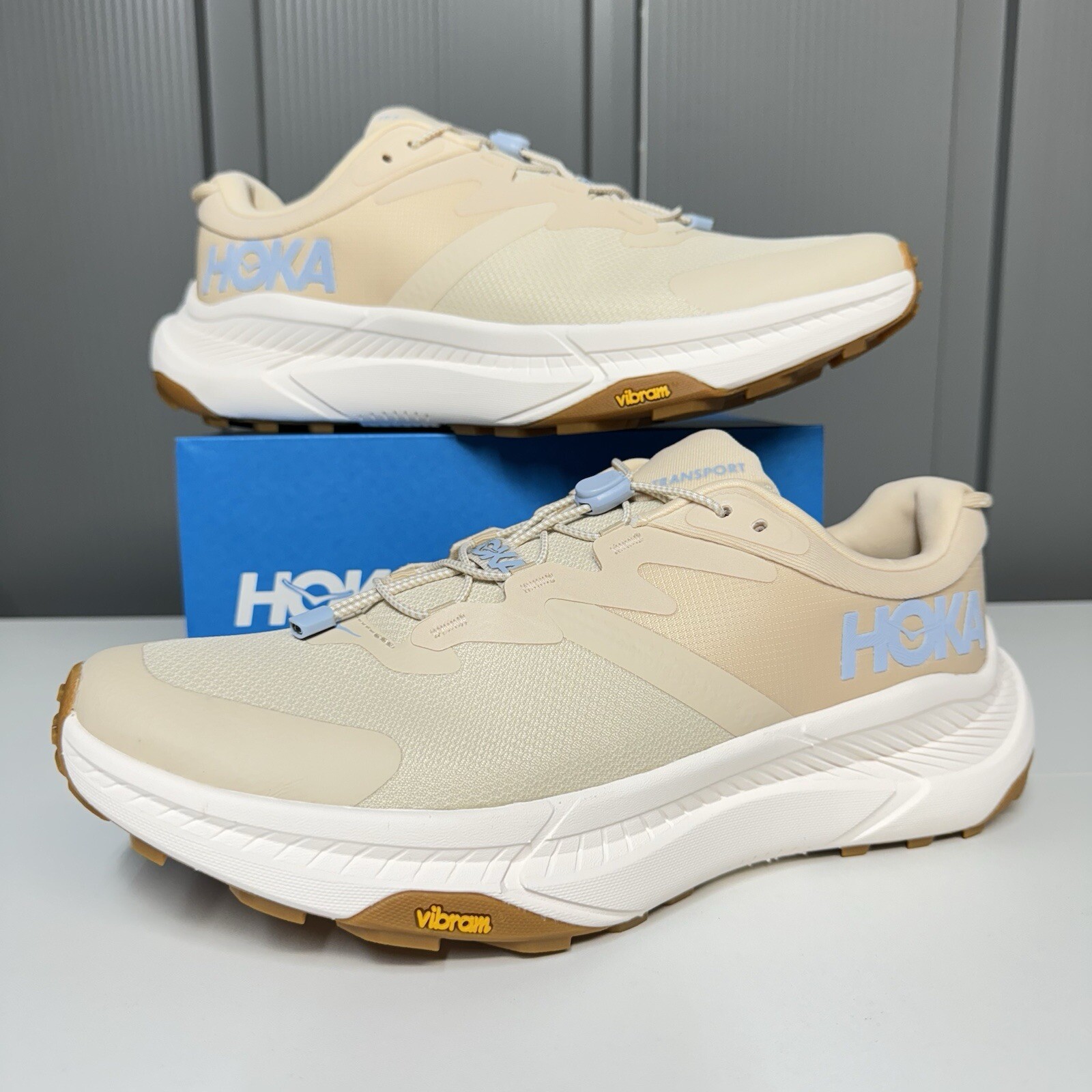 Hoka One One Transport Oak Alabaster Men’s Size 11 Athletic Shoes 1123153-OKLB