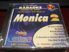 CHARTBUSTER 6 6 KARAOKE POP DISC 40431 MONICA VOL 2 CD G MULTIPLEX