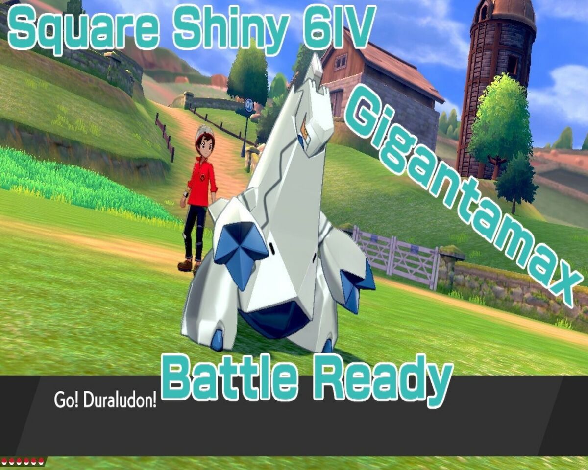 6IV Ultra Shiny Gengar Gigantamax Square Shiny Pokemon Sword & Shield