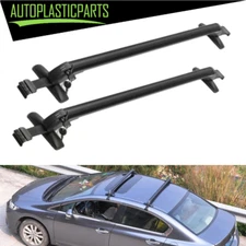 43.3 inch Car Top Luggage Roof Rack Cross Bar Carrier Adjustable Window Frame
