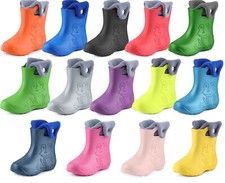LADEHEID Gefütterte Gummistiefel Jungen Mäd...