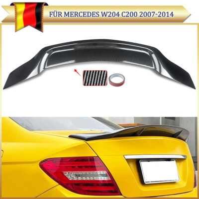 Heckspoiler Spoiler Heckflügel für Mercedes C-Klasse W204 C200 07-14 Carbon Look