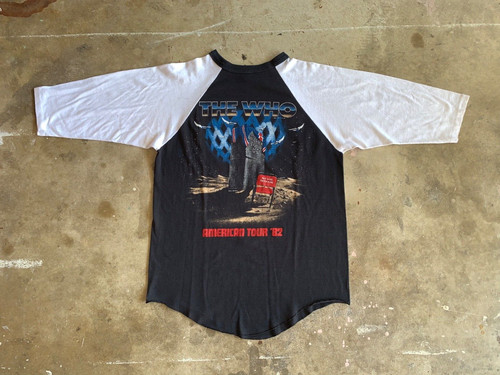 vintage the who 1982 tour t shirt - Gem vintage the who 1982 tour t shirt - Gem