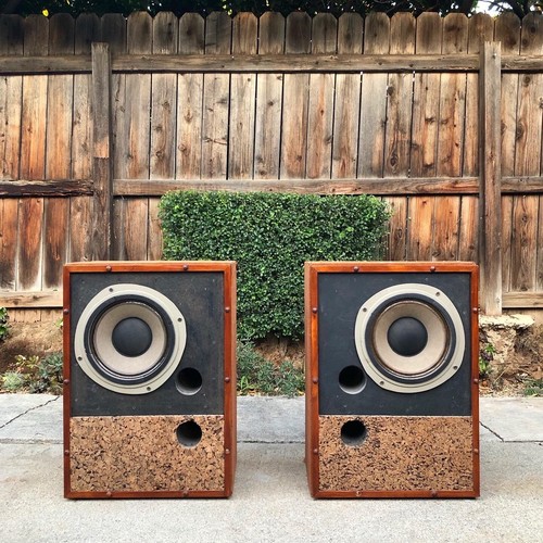 Pair Vintage Tannoy Monitor Gold 10 