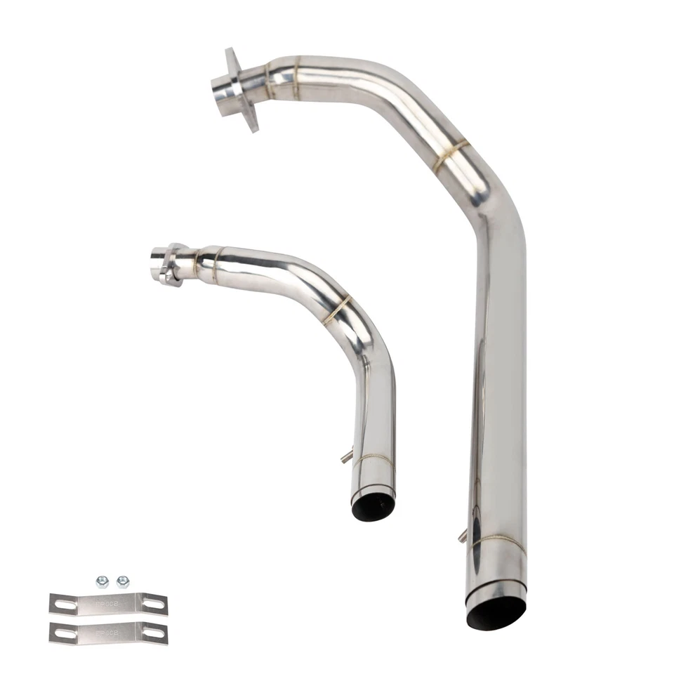 Shortshots Staggered Exhaust Pipes System For Honda Shadow Aero 750 Spirit 750 Foto 2 de 4