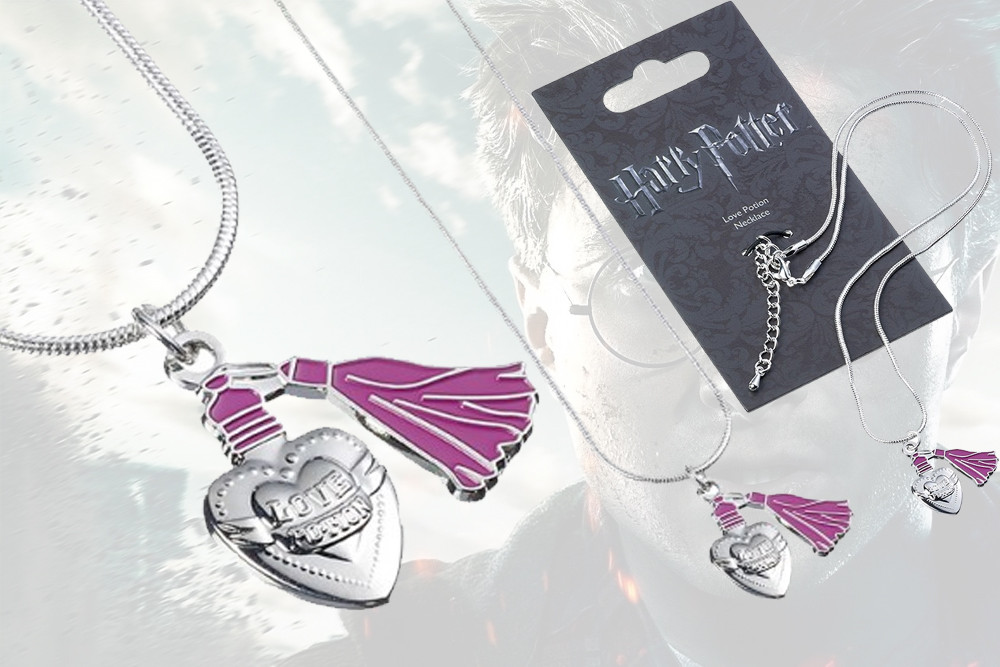 Harry Potter Love Potion Silver Plated Necklace - Kette Potion D'amore