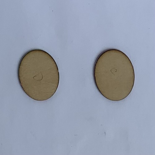 "2 pinturas miniatura verter arte de pared contemporáneo escala 1:12 casa de muñecas 1,25""x 1""" - Imagen 4 de 5