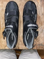 Tommaso Strada 200 Black Cycling Shoes Size 10/43 Brand New