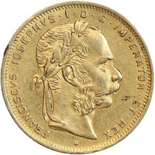 8 Florins - 20 Francs François Joseph Ier - Autriche