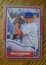 Ryan Jennings -2025 Onyx Vintage Orange #/50 OVRYJE -Toronto Blue Jays