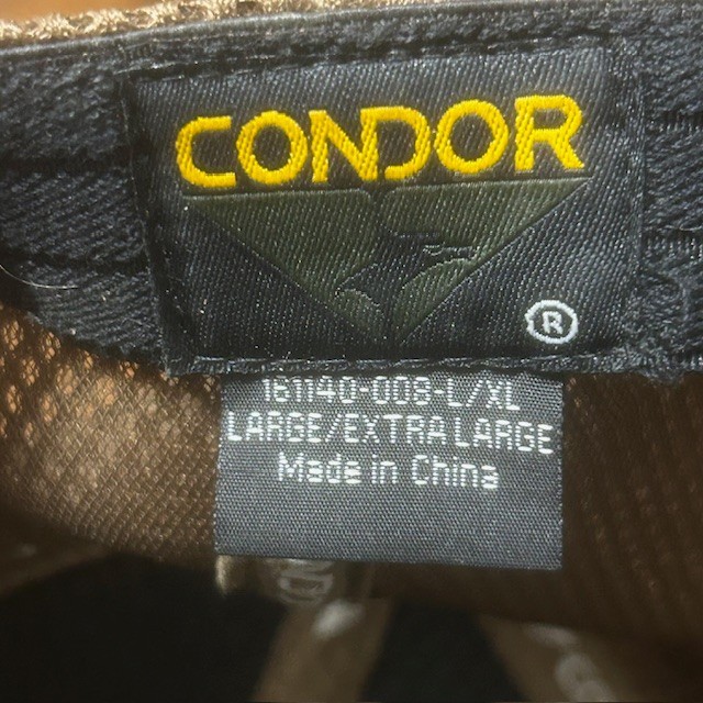 Condor Tactical Camo Patch Adjustable Ball Cap Ha… - image 3