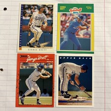 George Brett Baseball Card Lot Kansas City Royals (4) HOF