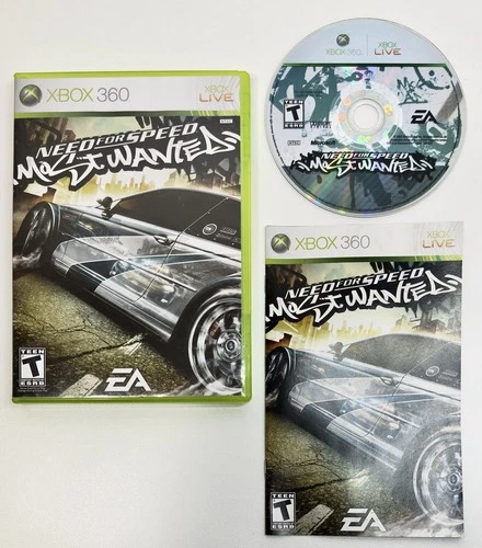 Need for Speed: Most Wanted (Microsoft Xbox 360, 2005) COMPLETE! FREE SHIPPING!