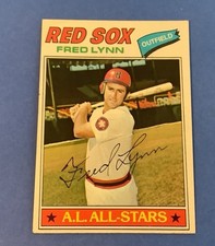 Fred Lynn 1977 Topps AL All Stars #210 Boston Red Sox