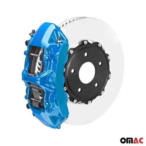 OMAC Bremssattellack Bremssattelfarbe Florida Blau Auto Lack Set Hitzebeständig - Afbeelding 2 van 7
