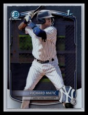 Richard Matic New York Yankees 2025 Bowman #BCP-71 Chrome Prospects