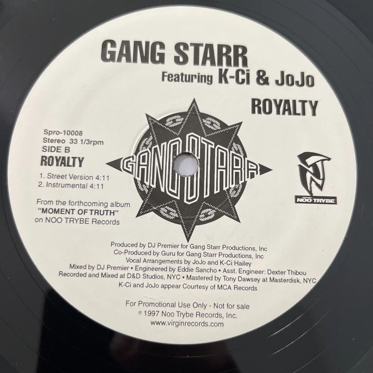 Gang Starr Rap & Hip-Hop Very Good Plus (VG +) Sleeve Vinyl