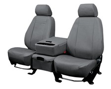Caltrend Car Seat Covers Fit Ford F-150 2021-2025 Charcoal Duraplus Custom Rear