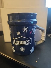 Limited Edition Lowe's Bucket Ceramic Coffee Mug Holiday 2025 - Brand New