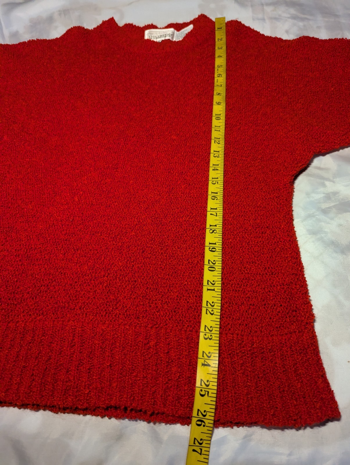 THE IMPORT WORKSHOP Red Pullover Knit Sweater DOL… - image 4