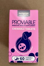 Nutramax Proviable Digestive Health Supplement 60 Chewable for Dogs Probiotics