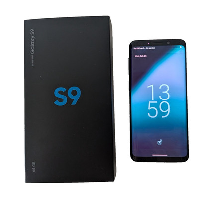 Samsung Galaxy S9 SM-G960 - 64GB - Midnight Black - Burn-in