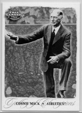 2003 Fleer Fall Classics Gold, #83, CONNIE MACK /50, Philadelphia A's, HOF