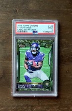 2015 SP STEFON DIGGS Topps Chrome CAMO REFRACTOR 214/499 PSA 9 Rookie RC #148