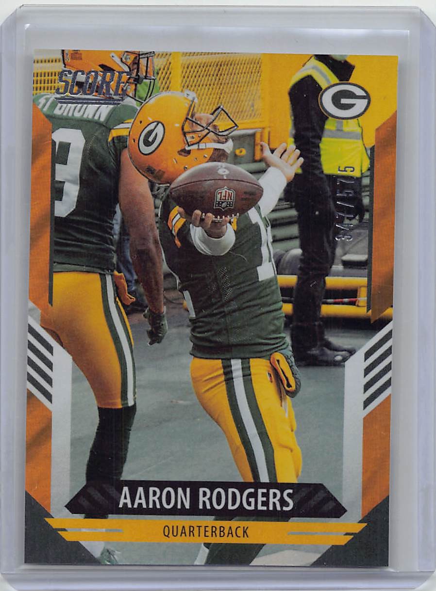 2021 Score #138 Aaron Rodgers Lava #/575