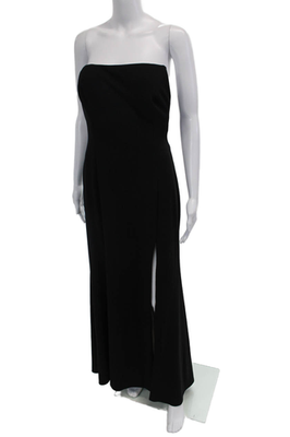 chinese dress ladies Aqua and Purple Strapless Maxi Dress main image 1