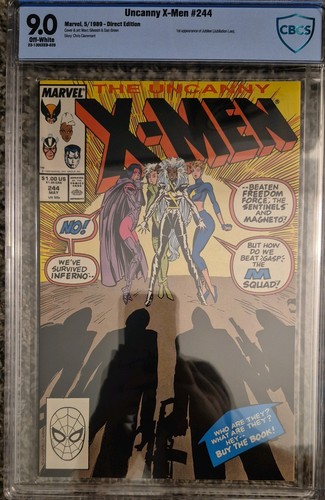 Uncanny X-Men # 244 (May 1989, Marvel) 1st App of Jubilee; CBCS VF/NM (9.0)