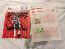 Original 1981 Tony Gwynn College Basketball Game Program and ticket stub