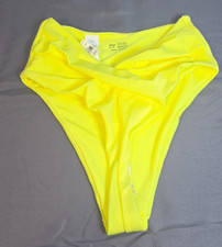 Aerie Neon Yellow Swim Bathing Suit Bottom Size XS New With Tags