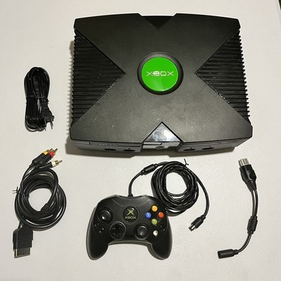 READ - Original XBOX Classic Game Console 320GB HDD 1.4 w/ Controller & Cables