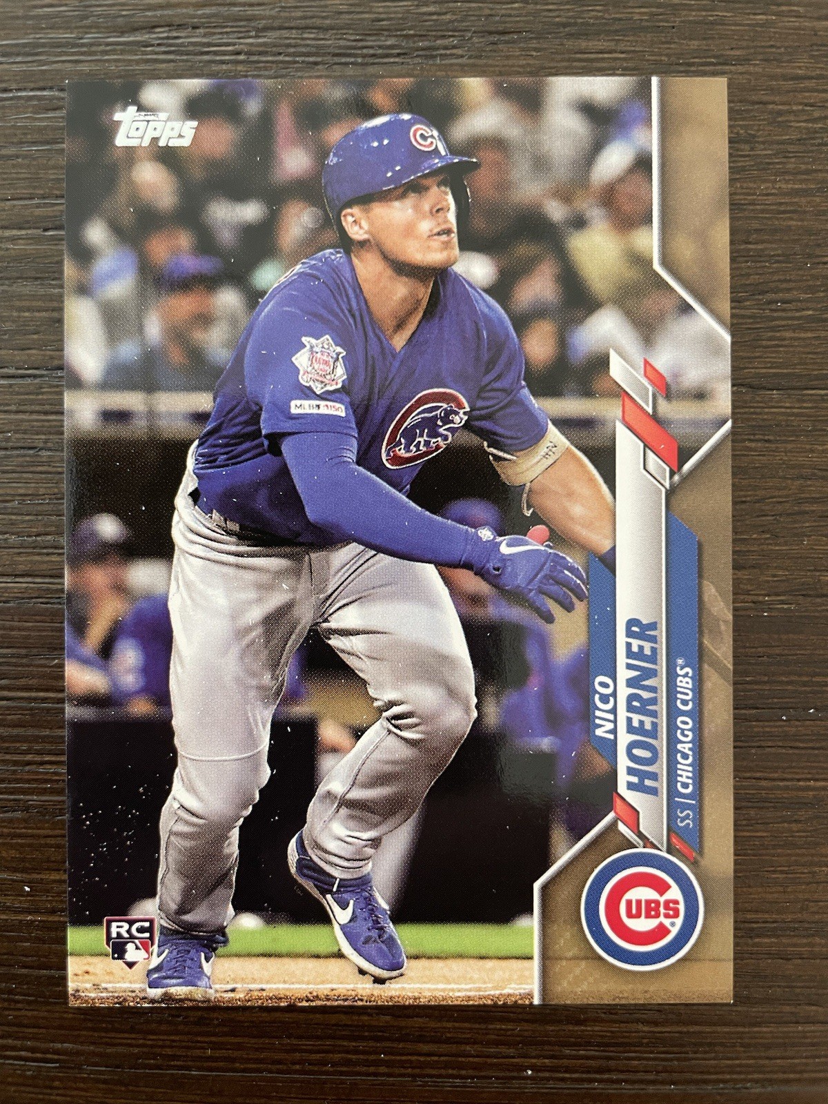 Nico Hoerner 2020 Topps Rookie RC Gold Parallel #70 Serial Number /2020