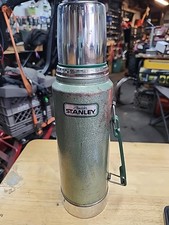 VTG Aladdin Stanley Thermos A-944DH Quart Made in USA W/ Pour Through Stopper