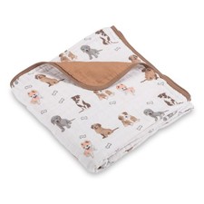 Baby Quilt Blanket, 100 Cotton Muslin Blankets for Boys and Girls, Large 47 ...