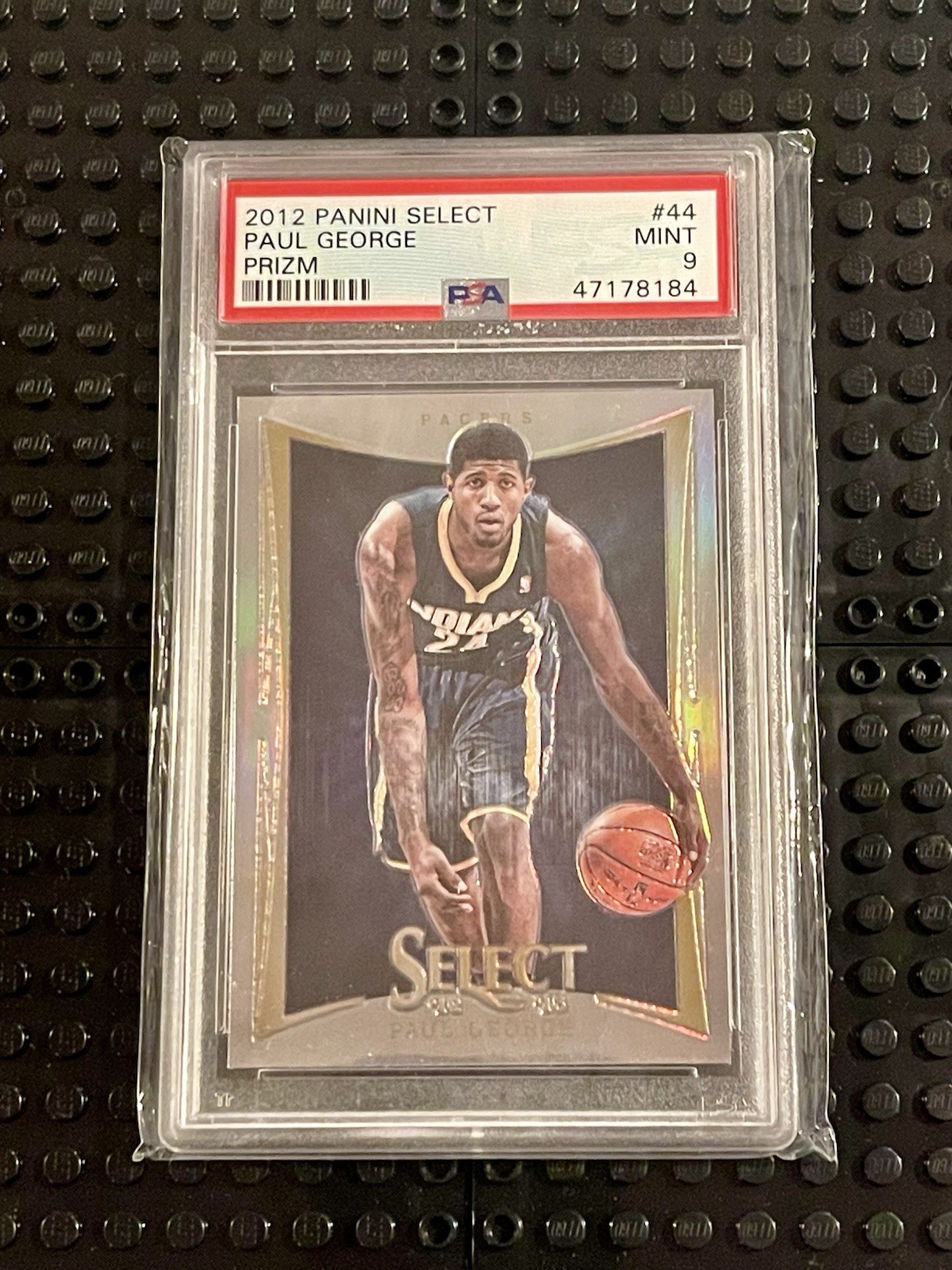 2012-13 Panini Select Silver Prizm Paul George #44 PSA 9 Mint