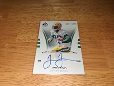 2007 SP Authentic JAMES JONES Rookie Authentics Signatures RC Auto #'d 1107/1199