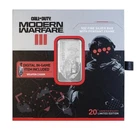 Call of Duty Modern Warfare III 1oz Fine Silver Bar 20th Anniversary Pendant Fr…