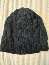 Women Black Knit Beanie