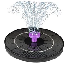 3.5W Solar Bird Bath Fountain Pump, Solar Powered Water Pump, Outdoor Water 