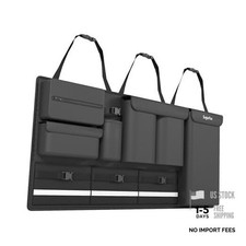 Backseat Hanging Trunk Organizer for SUVs, Cars, Trucks Oxford fabric-Black