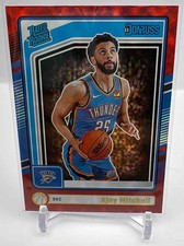 2024-25 Panini Donruss Ajay Mitchell #218 International Rated Rookie Thunder