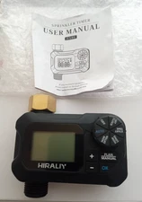 HIRALIY Water Timer for Garden Hose, Programmable Sprinkler Timer Outdoor Garden