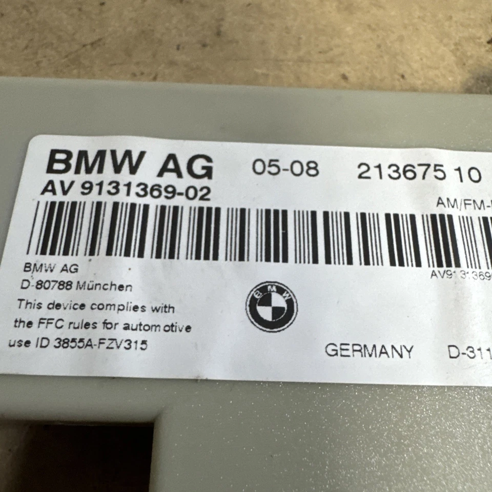 06-13 AMPLIFICADOR AMPLIFICADOR RECEPTOR ANTENA BMW M3 E90 SEDÁN SERIE 3 9131369 Foto 4 de 4